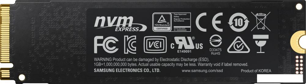 SSD Samsung 970 PRO 1TB MZ-V7P1T0BW SSD Samsung 970 PRO 1TB MZ-V7P1T0BW