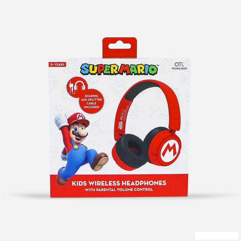 Наушники OTL Technologies Super Mario Red Kids Wireless SM1016