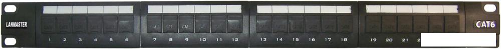 Патч-панель Lanmaster LAN-PPL24U6