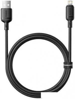 Кабели, адаптеры, разветвители Baseus Silky Series Fast Charging Cable USB Type-A - Lightning (1 м, черный)