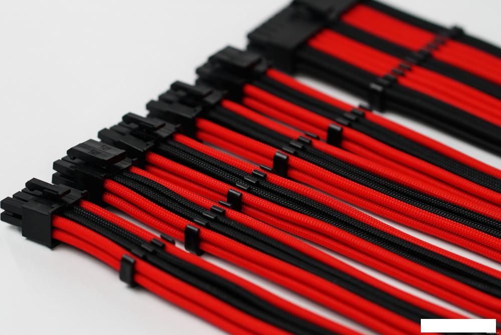 Кабель Qingsea Colorful MOD Extansion Combo QHM-0801 (черный/красный)