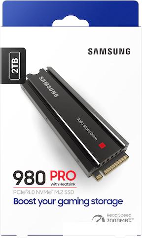 SSD Samsung 980 Pro с радиатором 2TB MZ-V8P2T0CW SSD Samsung 980 Pro с радиатором 2TB MZ-V8P2T0CW