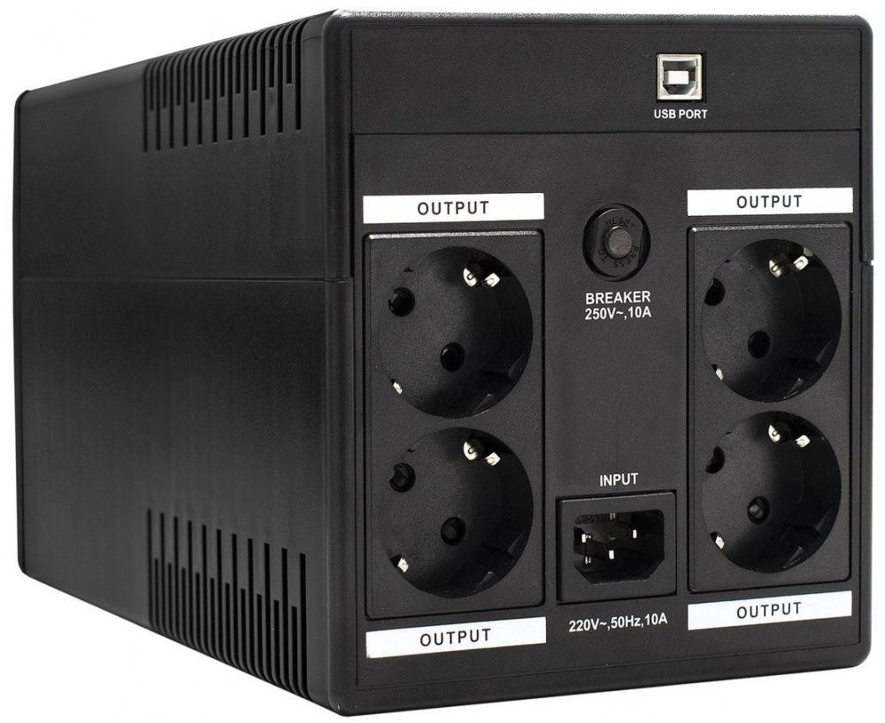 Источник бесперебойного питания ExeGate UNB-1500.LED.AVR.EURO.RJ.USB EP212521RUS