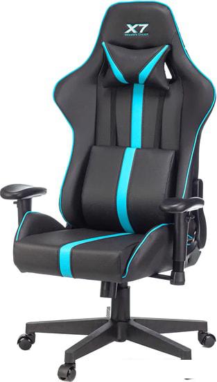 Игровое (геймерское) кресло A4Tech X7 GG-1200 (черный/бирюзовый)