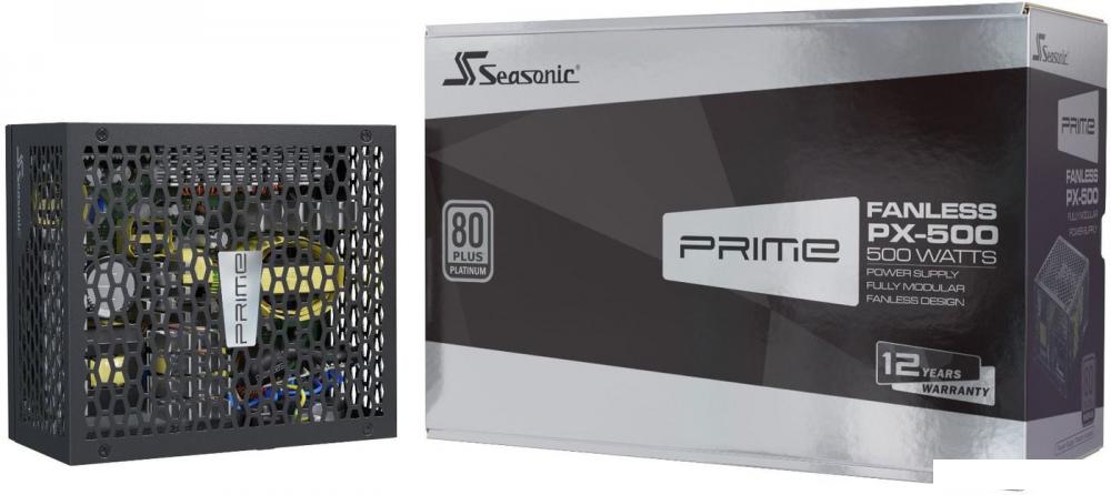Блок питания Seasonic Prime Fanless PX-500
