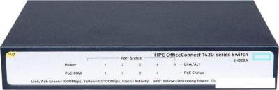 Неуправляемый коммутатор HP OfficeConnect 1420 5G POE+ Switch [JH328A]
