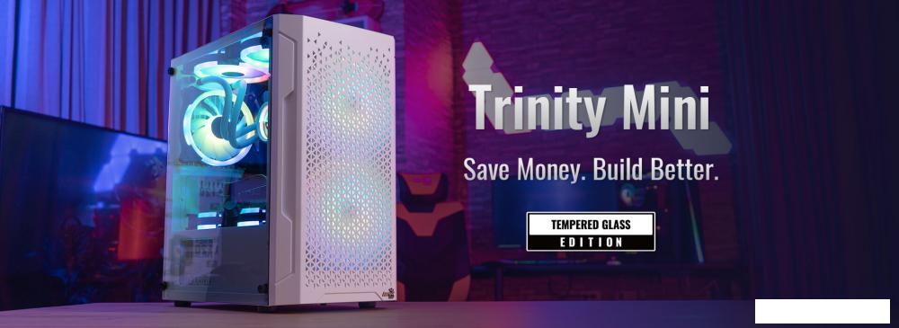 Корпус AeroCool Trinity Mini-G-WT-v2