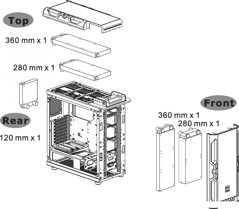 Корпус Thermaltake Level 20 RS ARGB CA-1P8-00M1WN-00