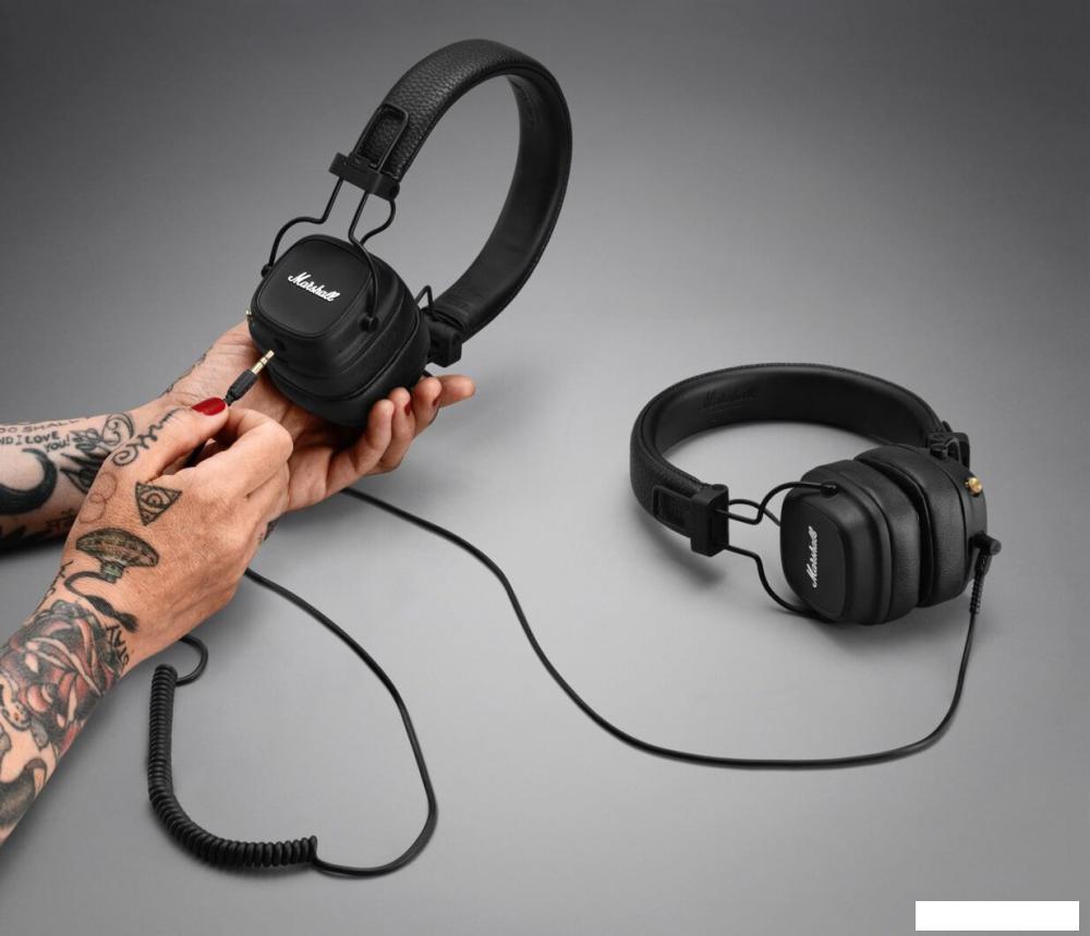 Наушники Marshall Major IV (черный) Наушники Marshall Major IV (черный)
