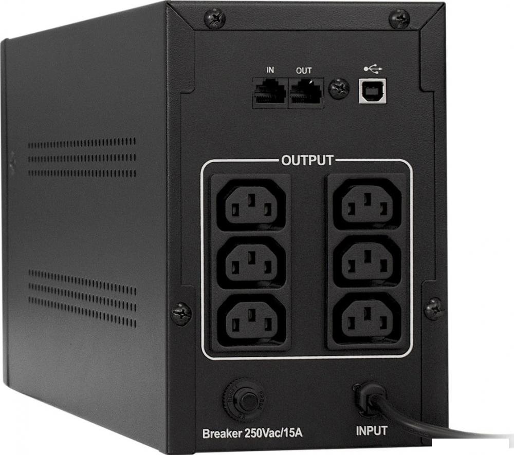 Источник бесперебойного питания ExeGate SpecialPro UNB-1000.LED.AVR.C13.RJ.USB