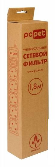 Сетевой фильтр PC Pet AP01006-E-B