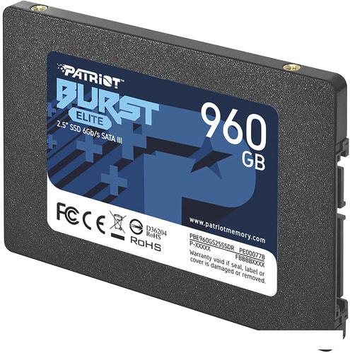 SSD Patriot Burst Elite 960GB PBE960GS25SSDR SSD Patriot Burst Elite 960GB PBE960GS25SSDR