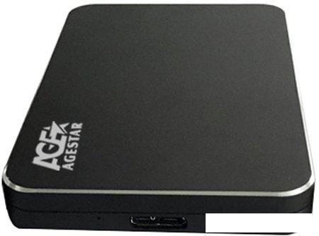 Бокс для накопителей 2.5" AgeStar 31UB2A18 (черный)