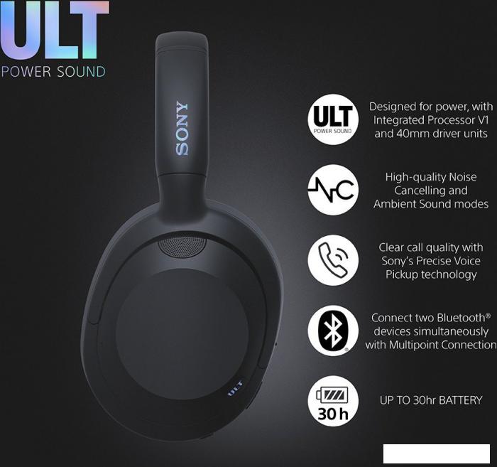 Наушники Sony ULT Power Sound Wear WH-ULT900N (черный)