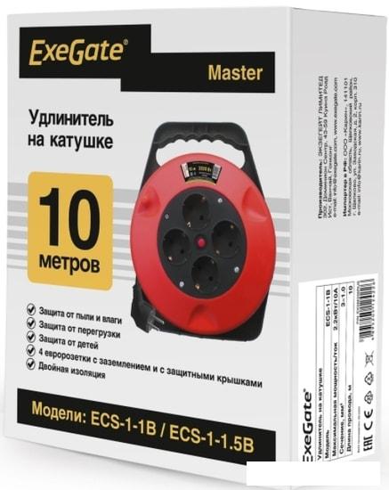 Удлинитель на катушке ExeGate Master ECS-1-1B