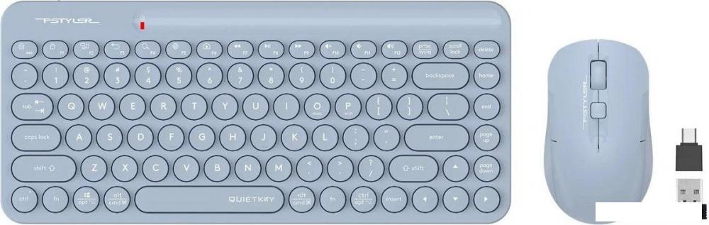 Офисный набор A4Tech Fstyler FG3200 Air (синий)