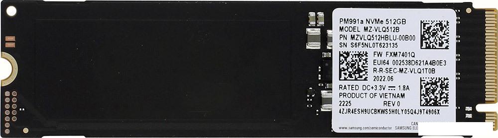 SSD Samsung PM991a 512GB MZVLQ512HBLU