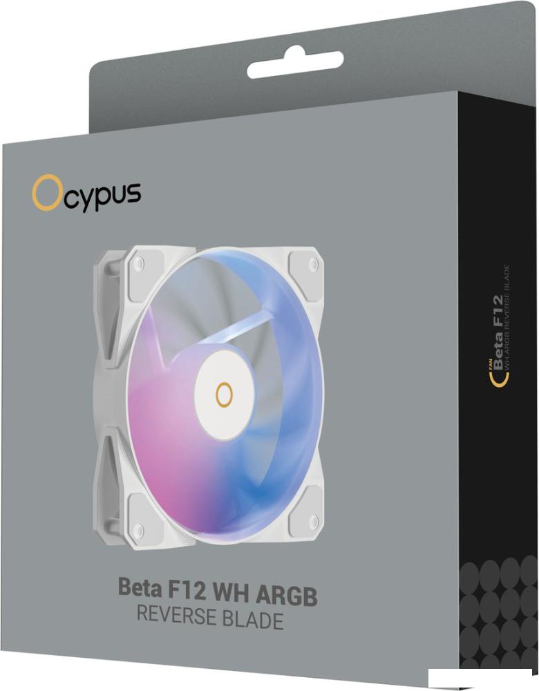 Вентилятор для корпуса Ocypus Beta F12 WH ARGB Reverse Blade Beta-F12-WH1AM01X-GL