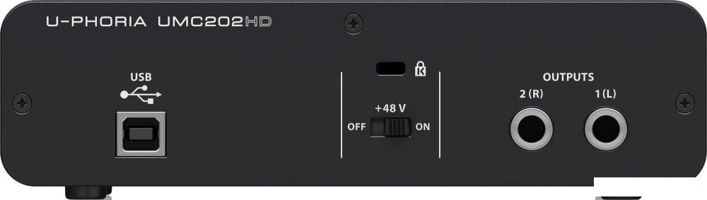 Аудиоинтерфейс Behringer U-Phoria UMC202HD